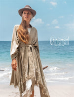 Asymmetric sage green cardigan
