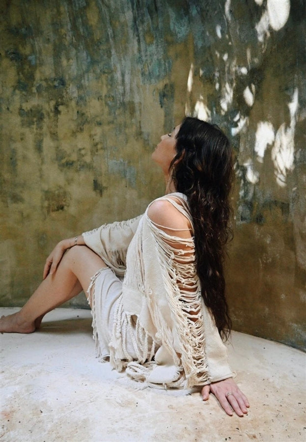 Organic cotton braids top