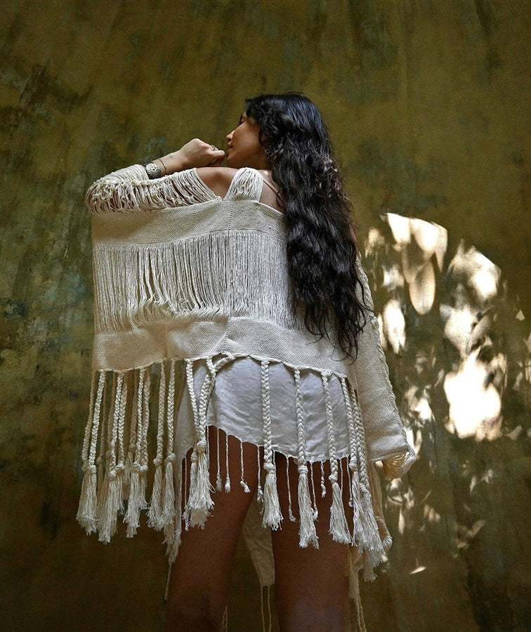 Organic cotton braids top