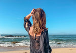 Black cropped Crudo top