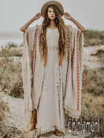 Off- white poncho coat
