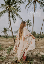 Off- white poncho coat