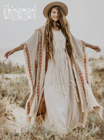 Off- white poncho coat