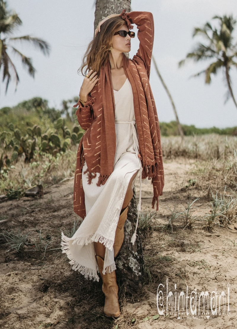 Rust cardigan
