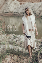 Bleached denim Skirt - Offwhite
