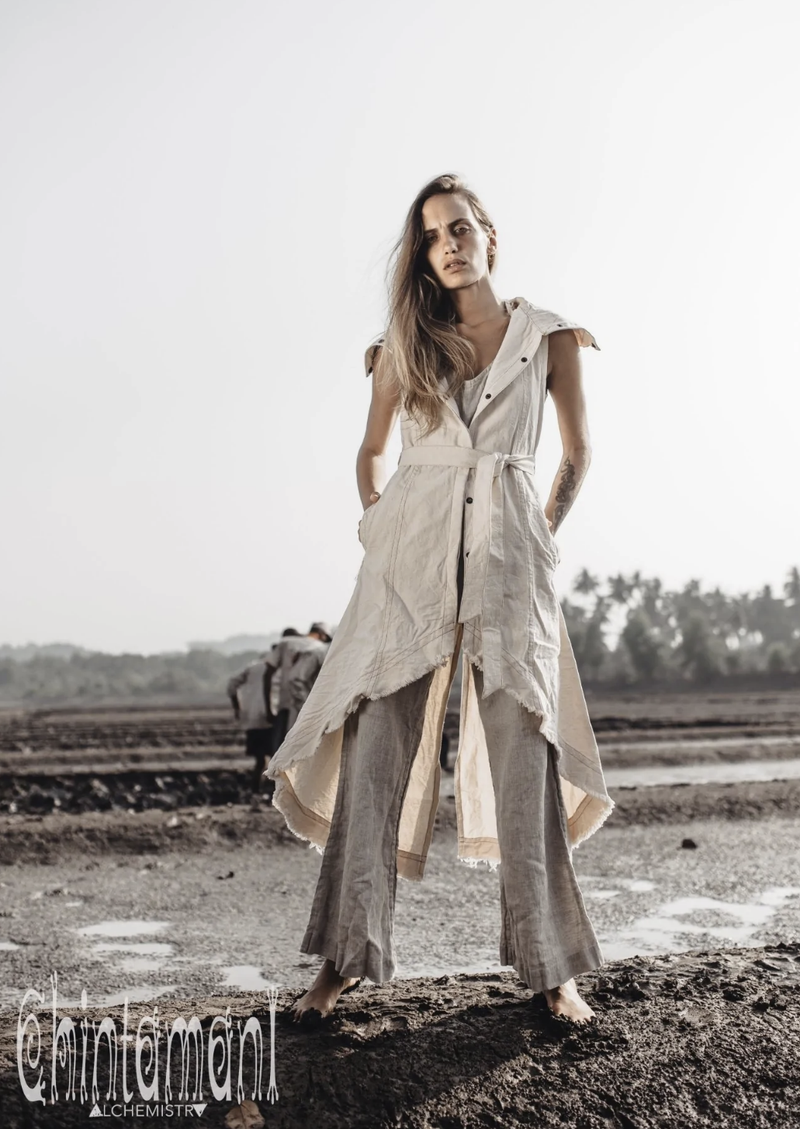 Long Boho vest