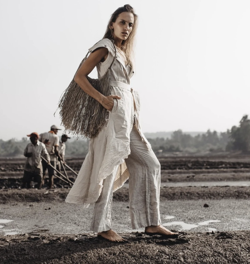 Long Boho vest