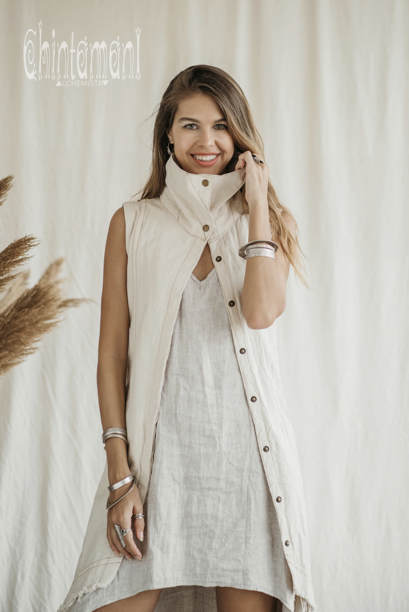 Long Boho vest